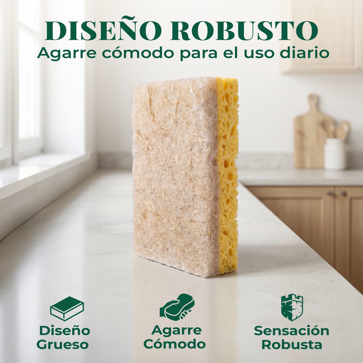 Estropajo FANORA de sisal y celulosa